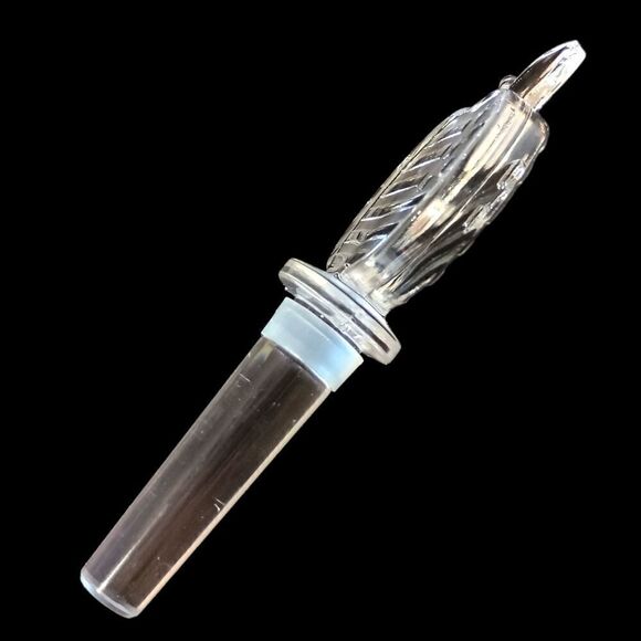 Mikasa Patriotic Crystal Wine Bottle Stopper Apple Stars & Stripes American Flag - Picture 3 of 14